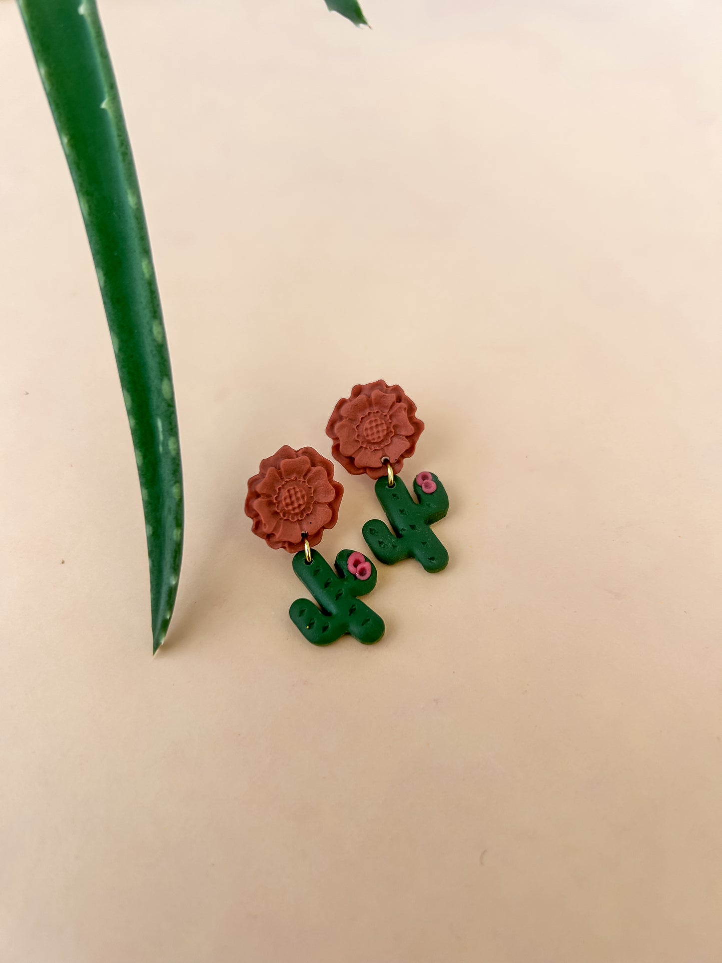 Pendientes Baby cactus