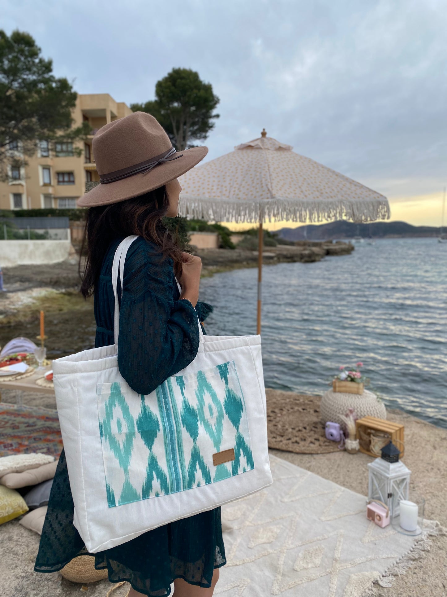 Tote bag Maxi tela mallorquina